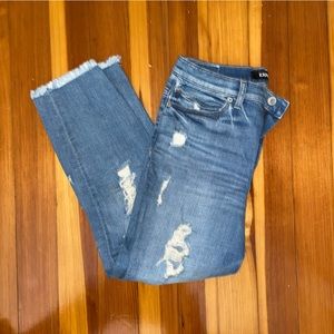 Express High Rise Girlfriend Jeans